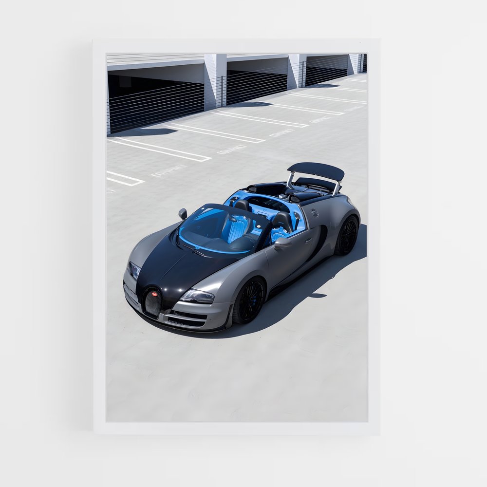 Poster Veyron grand – affiche Bugatti (vue 3)